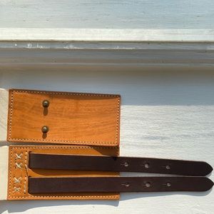 Anthropologie Leather Stretch Belt - S/P